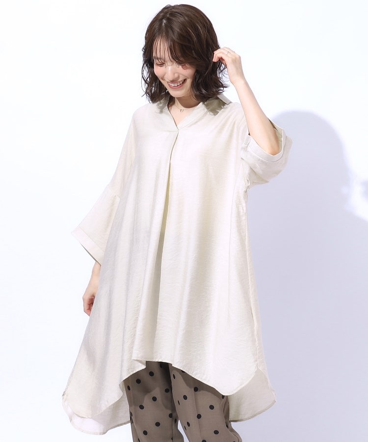 高レビュー/S-LL/洗える/体型カバー】大人のためのスキッパー 高レビュー/S-LL/洗える/体型カバー】大人のためのスキッパー