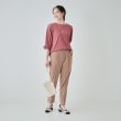 シューラルー(SHOO・LA・RUE)の【洗える/S-LL/5分袖】ぽこぽこラメ お袖フリルトップス11