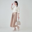 シューラルー(SHOO・LA・RUE)の【洗える/S-LL/5分袖】ぽこぽこラメ お袖フリルトップス7