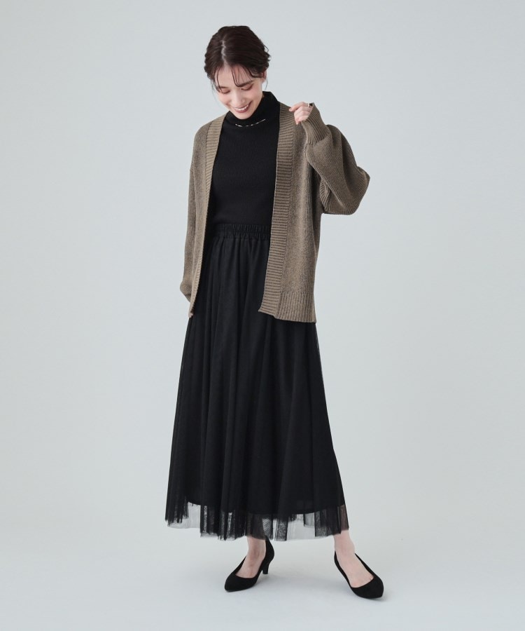 シューラルー(SHOO・LA・RUE)の【洗える】ざっくり編みトッパーカーディガン7