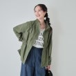 シューラルー(SHOO・LA・RUE)のさらりと羽織れる スタンドカラー ドロストブルゾン23