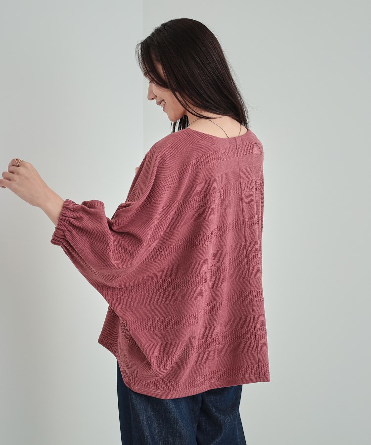 シューラルー(SHOO・LA・RUE)の【S-LL/洗える】表面感で差をつける やわらかドルマントップス6