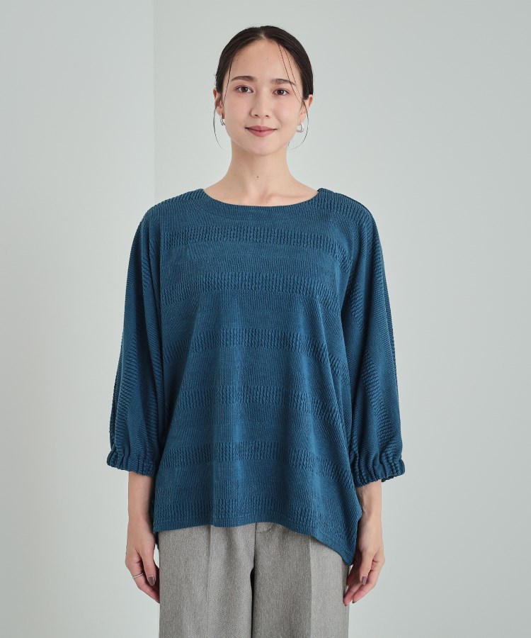 シューラルー(SHOO・LA・RUE)の【S-LL/洗える】表面感で差をつける やわらかドルマントップス21