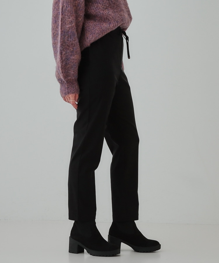 シューラルー(SHOO・LA・RUE)の【洗える/SS-3L】あったか裏起毛 ストレッチ テーパードパンツ14