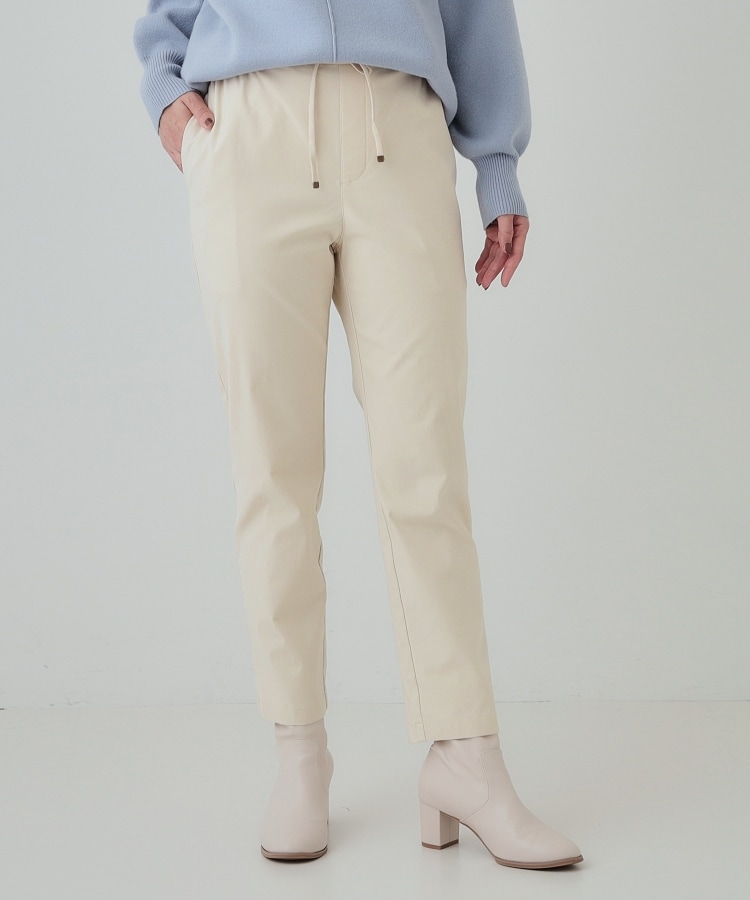 シューラルー(SHOO・LA・RUE)の【洗える/SS-3L】あったか裏起毛 ストレッチ テーパードパンツ9