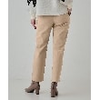 シューラルー(SHOO・LA・RUE)の【洗える/SS-3L】あったか裏起毛 ストレッチ テーパードパンツ6