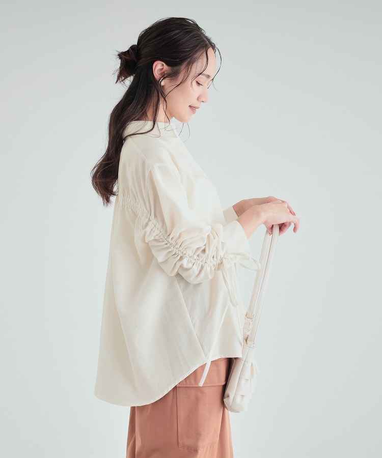 S-LL】1枚で主役になる バックシャーリングシャツ（シャツ