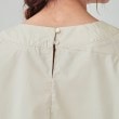 シューラルー(SHOO・LA・RUE)の【S-LL/洗える】大人可愛くきちんと感も ギャザークルーネックブラウス17