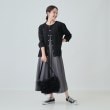 シューラルー(SHOO・LA・RUE)の【洗える】ドットボタンがアクセント 着こなし色々クルーネックカーディガン7