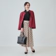 シューラルー(SHOO・LA・RUE)の【洗える】ドットボタンがアクセント 着こなし色々クルーネックカーディガン3