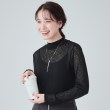 シューラルー(SHOO・LA・RUE)のレイヤードスタイルにも シアーインナー ブラック(019)