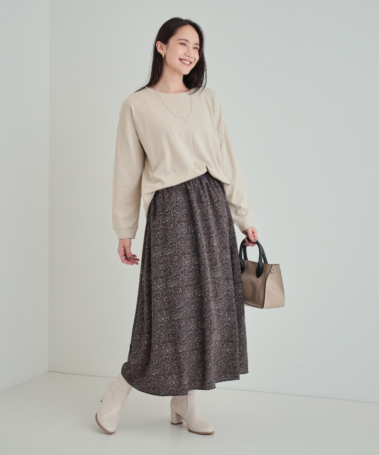 シューラルー(SHOO・LA・RUE)の【体型カバー】裾切り替えトップス3