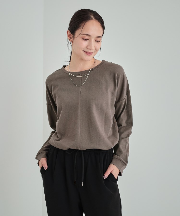 シューラルー(SHOO・LA・RUE)の【体型カバー】裾切り替えトップス9