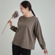 シューラルー(SHOO・LA・RUE)の【体型カバー】裾切り替えトップス トープ(054)