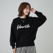 シューラルー(SHOO・LA・RUE)の【洗える/S-LL/ちくちくしにくい】優しい風合いの もこもこロゴニット5