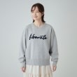 シューラルー(SHOO・LA・RUE)の【洗える/S-LL/ちくちくしにくい】優しい風合いの もこもこロゴニット9