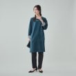 シューラルー(SHOO・LA・RUE)の【S-LL/体型カバー】お袖ストライプ Aライン チュニックワンピース3