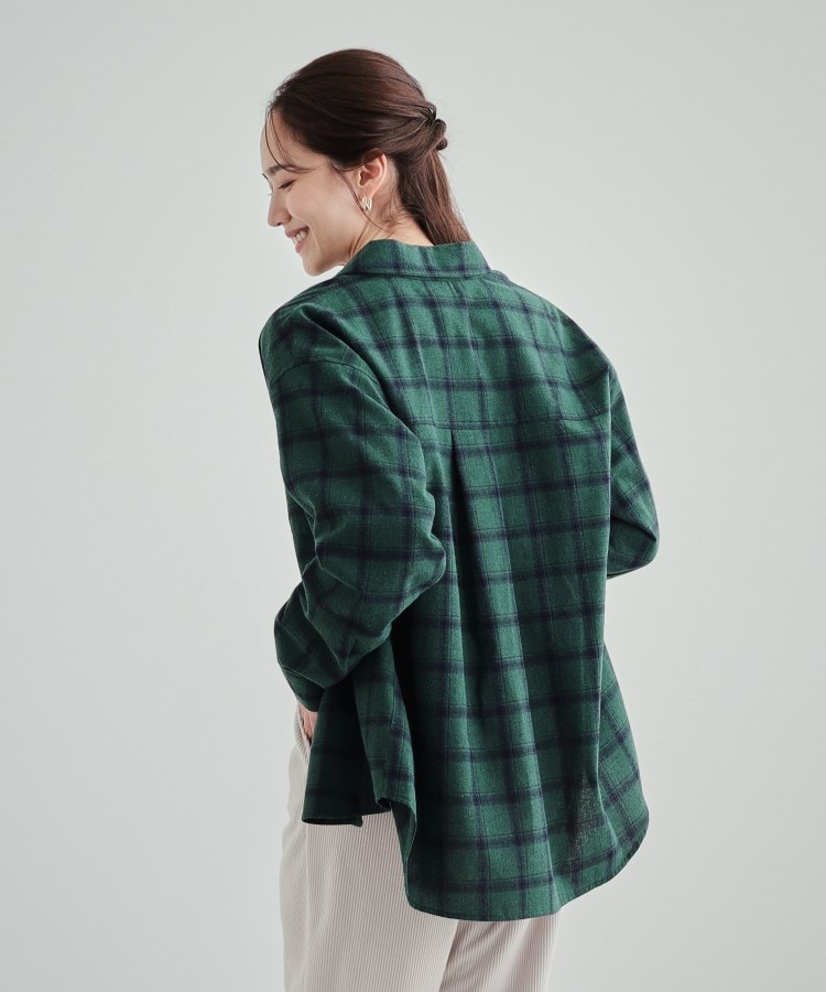 洗える】ネル起毛チェックシャツ(シャツ・ブラウス) | SHOO 洗える】ネル起毛チェックシャツ(シャツ・ブラウス) | SHOO