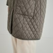 シューラルー(SHOO・LA・RUE)の【フード取り外し可/撥水加工】自然にくびれる あったかダイヤ柄キルトコート34