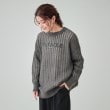 シューラルー(SHOO・LA・RUE)の【S-LL/2点セット】大人の抜け感 モヘヤ調メッシュニット＋ロゴT2