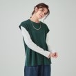シューラルー(SHOO・LA・RUE)の【S-LL/2点セット】後ろ姿も抜かりなく バックリボンニットベスト＋ロンT5