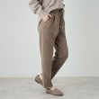 シューラルー(SHOO・LA・RUE)の【SHOO WARM】あったか裏起毛 ふわふわもちもち ストレッチ テーパードパンツ6