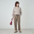 シューラルー(SHOO・LA・RUE)の【SHOO WARM】あったか裏起毛 ふわふわもちもち ストレッチ テーパードパンツ7