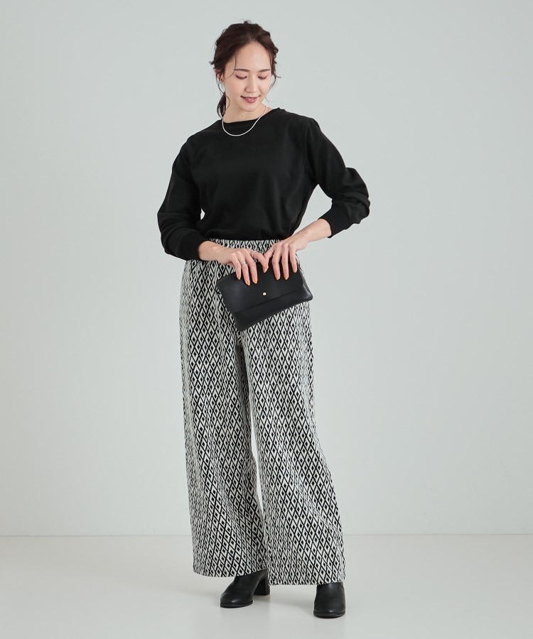 シューラルー(SHOO・LA・RUE)の【洗える】一枚でもインナーでも やわらか起毛長袖トップス3