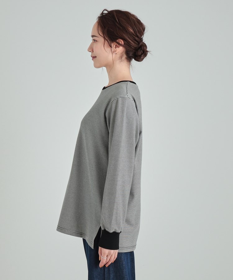 シューラルー(SHOO・LA・RUE)の【洗える】一枚でもインナーでも やわらか起毛長袖トップス14