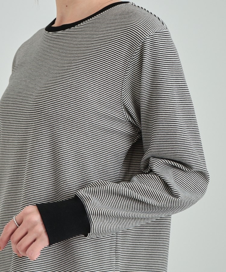 シューラルー(SHOO・LA・RUE)の【洗える】一枚でもインナーでも やわらか起毛長袖トップス17
