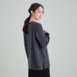 シューラルー(SHOO・LA・RUE)の【洗える】一枚でもインナーでも やわらか起毛長袖トップス10