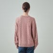 シューラルー(SHOO・LA・RUE)の【洗える/毛玉レス】ほっこり柔らか　ゆるっともちもちケーブルニット30