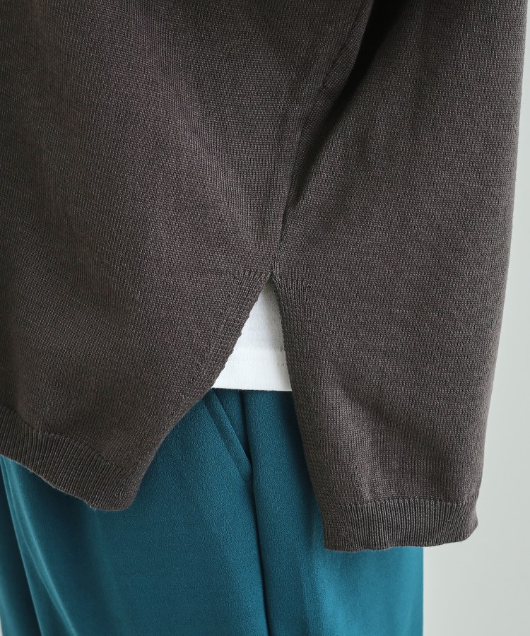 シューラルー(SHOO・LA・RUE)の【2点セット】着回しいろいろ Vネックドロップショルダーニット＋ロンTセット20