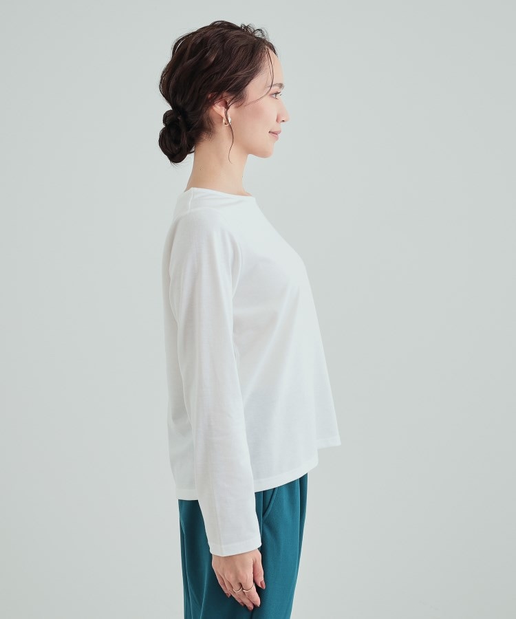 シューラルー(SHOO・LA・RUE)の【2点セット】着回しいろいろ Vネックドロップショルダーニット＋ロンTセット22