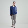 シューラルー(SHOO・LA・RUE)の【2点セット】着回しいろいろ Vネックドロップショルダーニット＋ロンTセット12