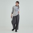 シューラルー(SHOO・LA・RUE)の【洗える】脚のラインを拾いにくいマイクロコール バレルパンツ7