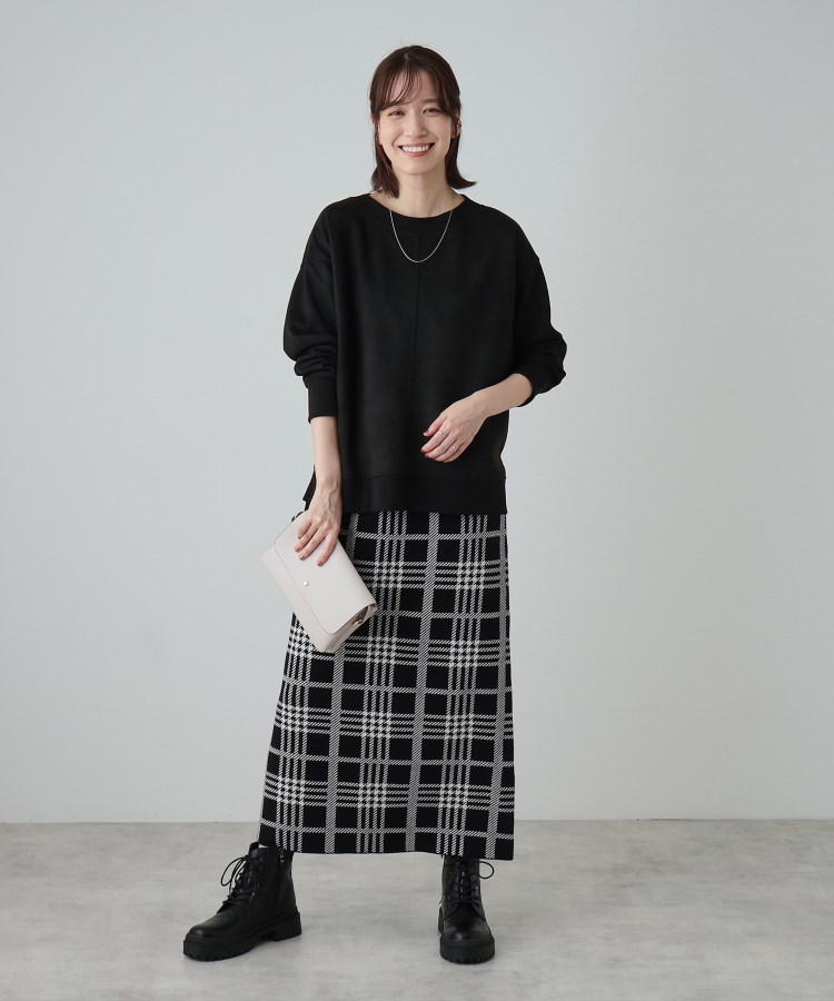 シューラルー(SHOO・LA・RUE)の【S-LL】なめらかスウェード調トップス15