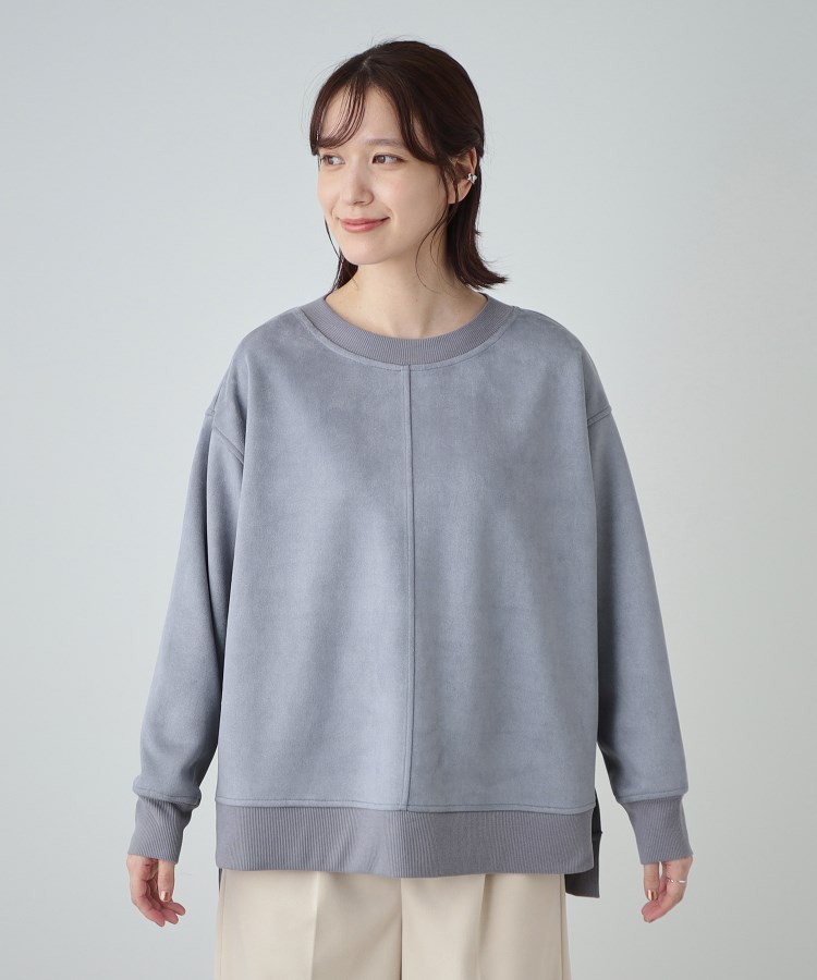 シューラルー(SHOO・LA・RUE)の【S-LL】なめらかスウェード調トップス25