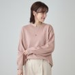 シューラルー(SHOO・LA・RUE)の【洗える/S-LL】シンプルながら華やか ラメ入りスウェットライクニット ピンク(072)