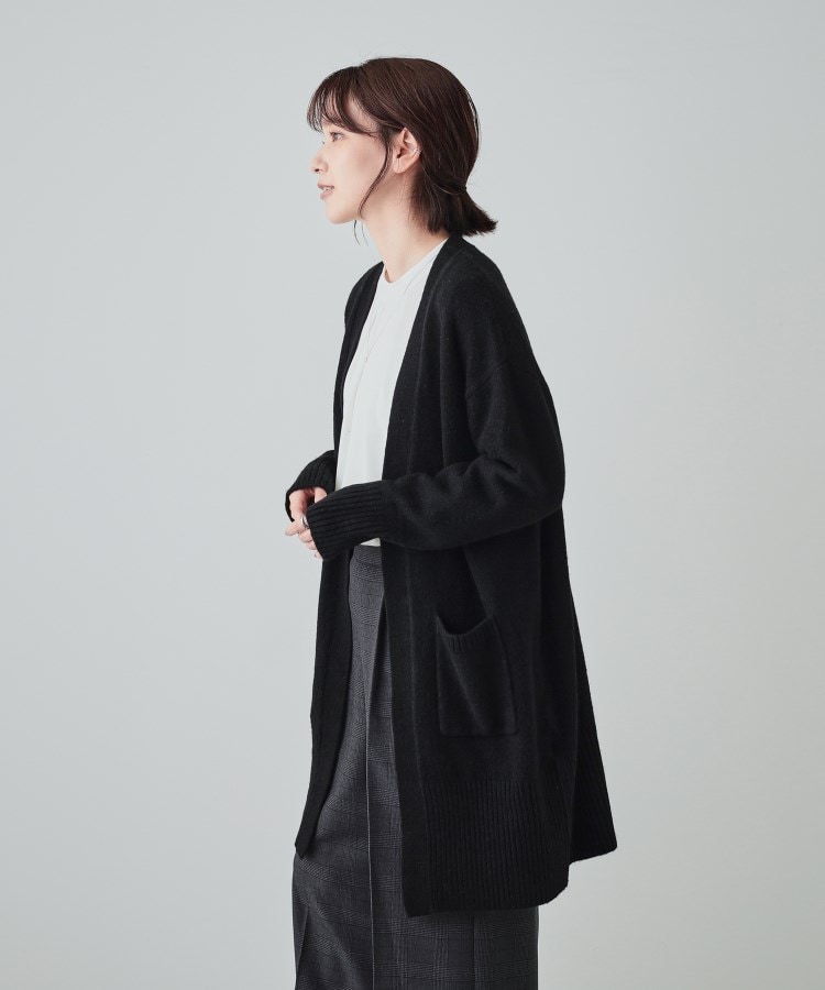 シューラルー(SHOO・LA・RUE)の【S-LL】Iラインですっきり見え ふわふわトッパーカーディガン6