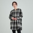 シューラルー(SHOO・LA・RUE)の【洗える/S-LL】お腹周りをゆったりカバー 起毛チェック柄チュニックブラウス5