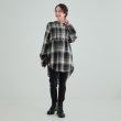 シューラルー(SHOO・LA・RUE)の【洗える/S-LL】お腹周りをゆったりカバー 起毛チェック柄チュニックブラウス7