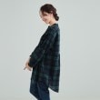 シューラルー(SHOO・LA・RUE)の【洗える/S-LL】お腹周りをゆったりカバー 起毛チェック柄チュニックブラウス2