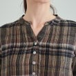 シューラルー(SHOO・LA・RUE)の【洗える/S-LL】お腹周りをゆったりカバー 起毛チェック柄チュニックブラウス16