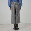 シューラルー(SHOO・LA・RUE)の【洗える/体型カバー】きれいめ 微起毛ガウチョパンツ15
