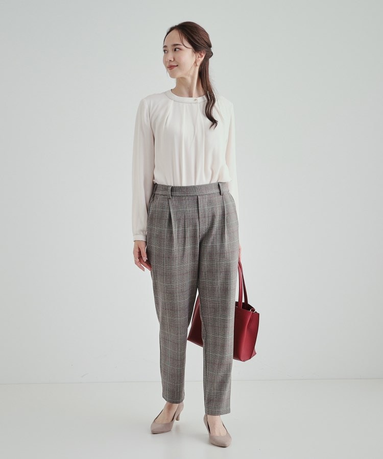 シューラルー(SHOO・LA・RUE)の【洗える】あったか両面起毛テーパードパンツ15