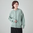 シューラルー(SHOO・LA・RUE)の【S-LL】配色ステッチ ふんわりクルーネックカーディガン1