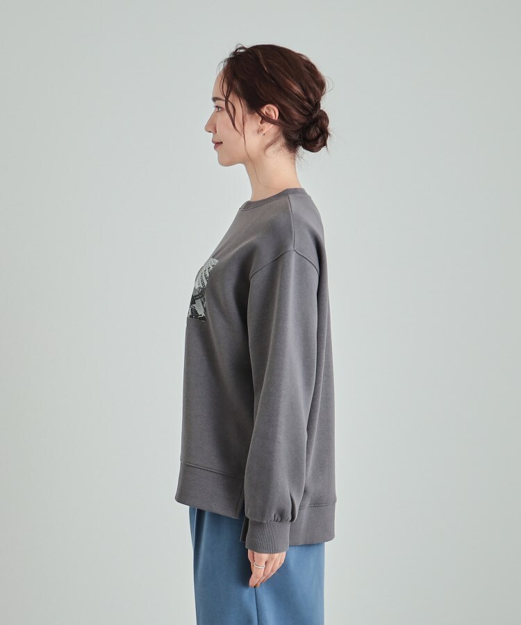 シューラルー(SHOO・LA・RUE)の【洗える/S-LL】ふわふわあったか裏起毛 グラフィックスウェット【SHOO WARM】22