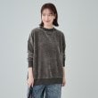 シューラルー(SHOO・LA・RUE)の【S-LL/体型カバー】ベロア風ゆったりトップス1