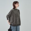 シューラルー(SHOO・LA・RUE)の【S-LL/体型カバー】ベロア風ゆったりトップス2